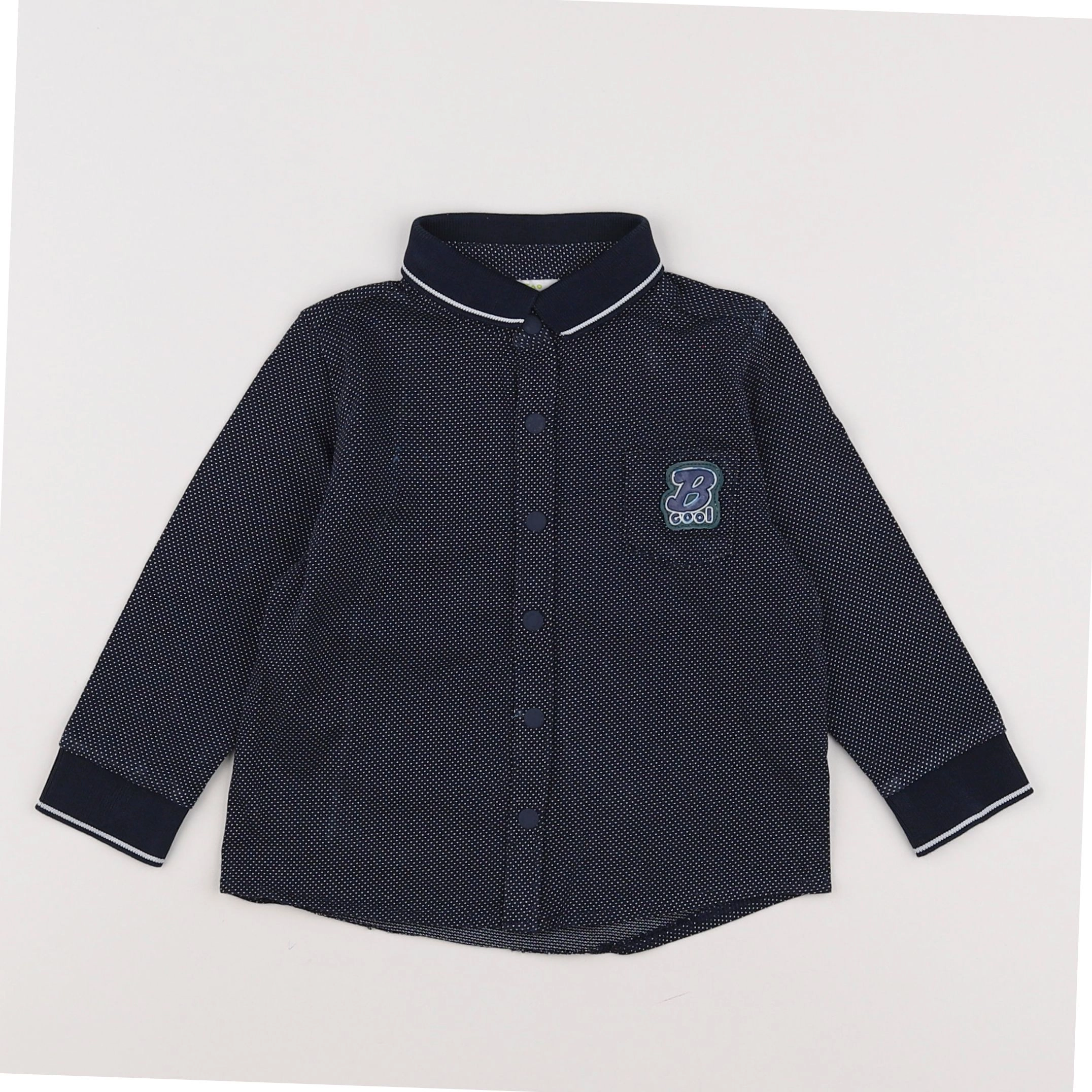 Tape à l'oeil - chemise bleu - 18 mois